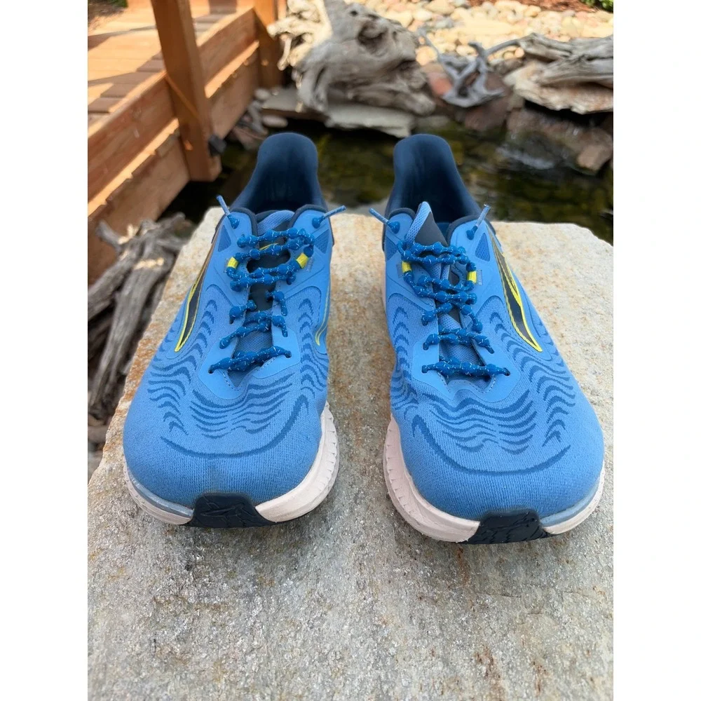 Altra Torin 7 Mens Running Shoes Blue Yellow AL0A82CD440 Low Top Sneakers 11.5